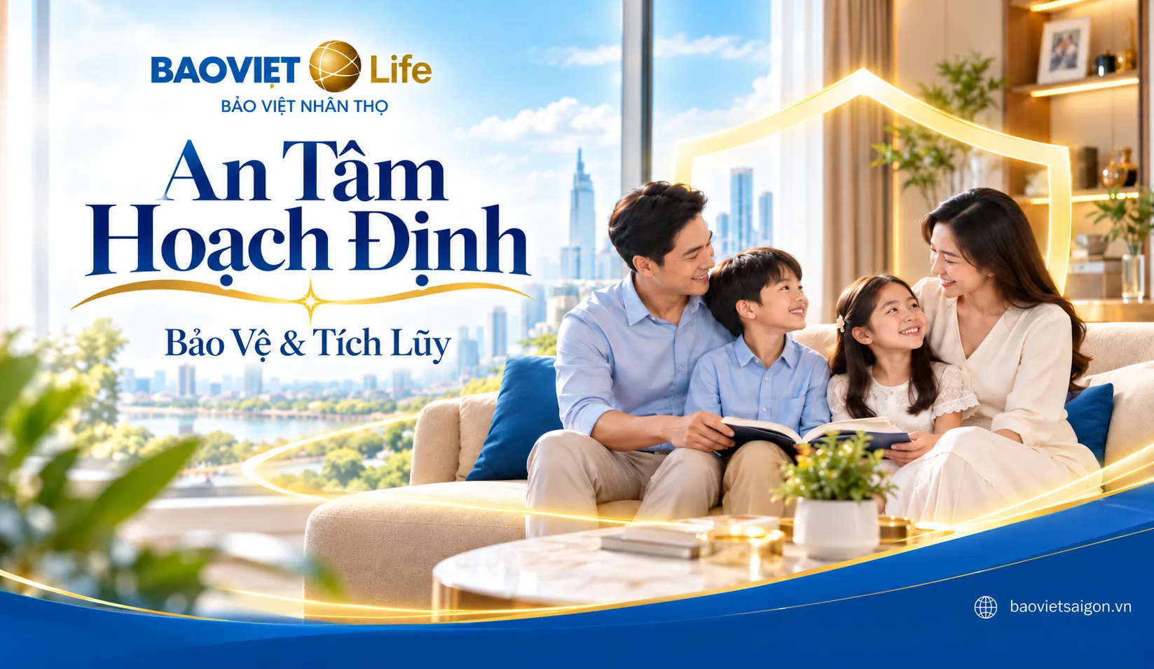 Bảo hiểm liên kết chung An Tâm Hoạch Định Bảo Việt Nhân thọ bảo vệ và tích lũy tài chính