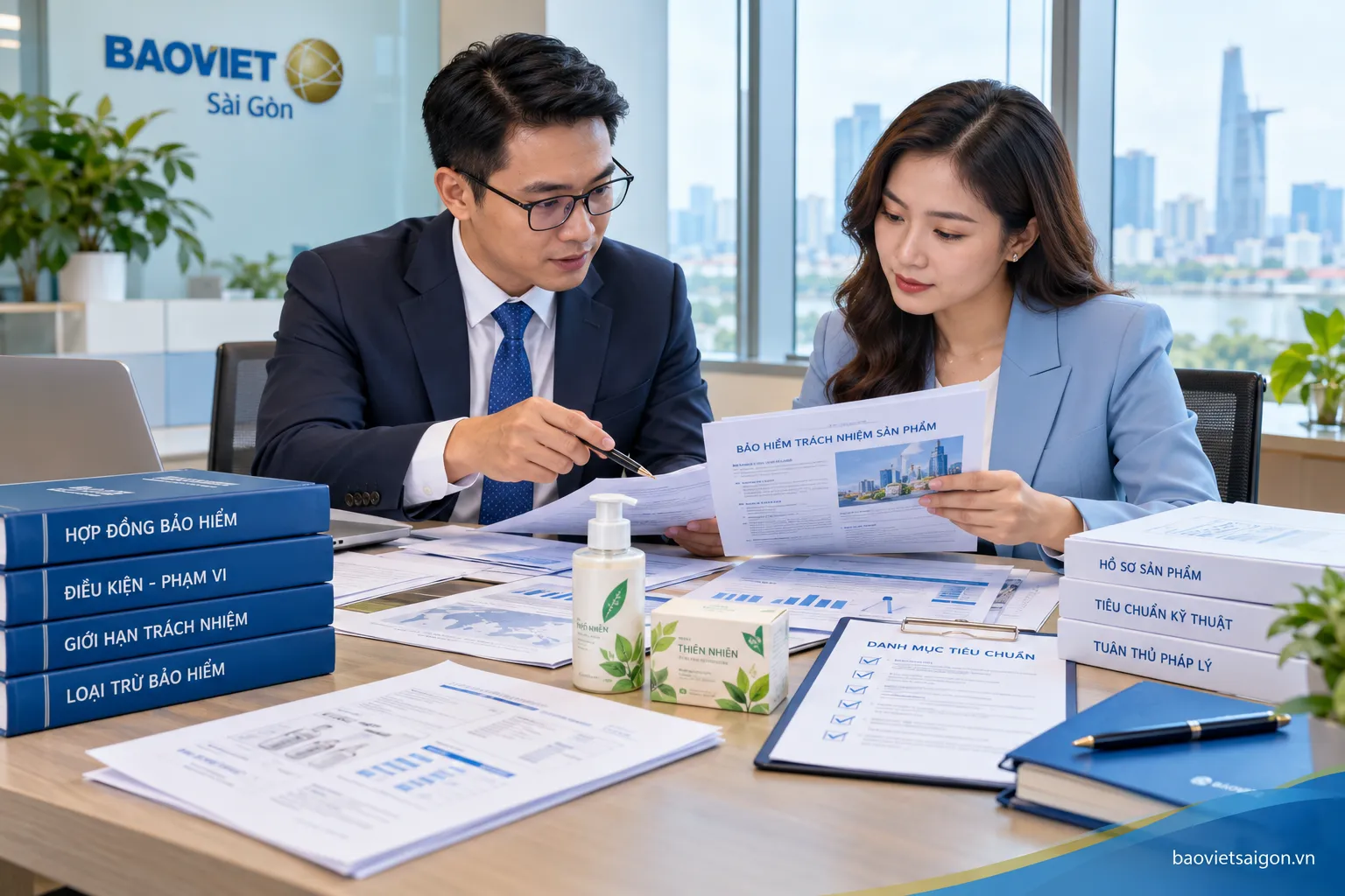 Doanh nghiệp kiểm tra điều kiện hạn mức và loại trừ bảo hiểm trách nhiệm sản phẩm